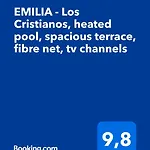 Emilia - Cristianos, Heated Pool, Spacious Terrace, Fibre Net, Tv Channels Apartman *