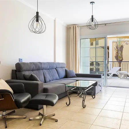 Emilia - Cristianos, Heated Pool, Spacious Terrace, Fibre Net, Tv Channels Apartament