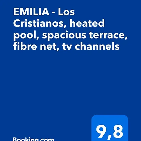 Emilia - Cristianos, Pool, Spacious Terrace, Fibre Net, Tv Channels Appartement *